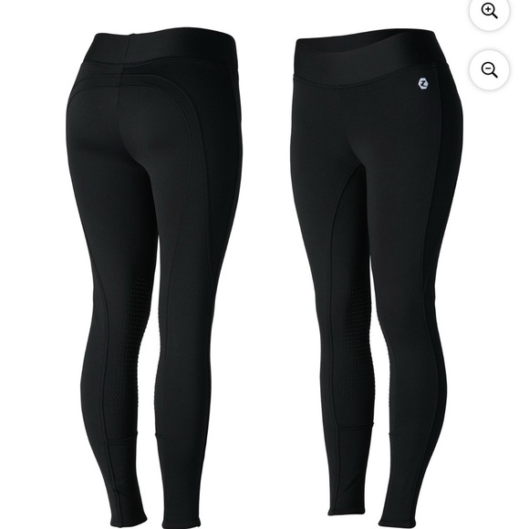 Horze Active Women’s Winter Silicone Full Seat Tights NWT size 38 - Picture 1 of 7